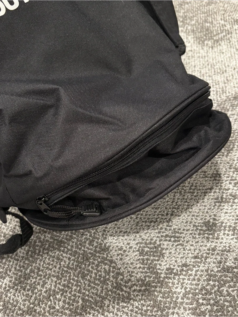 Southwest Airlines Travel Backpack Black Drawstring Closing Bag Large